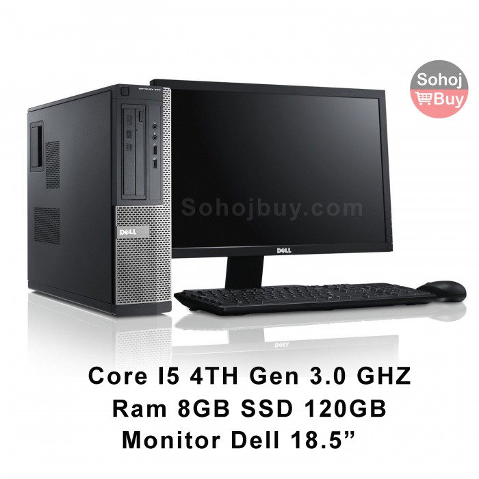 Core I5 4TH Gen 3.0 GHZ Ram 8GB SSD 120GB